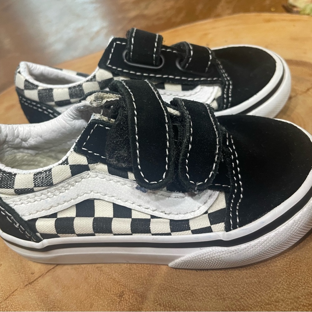 Vans Black & White Checkered Shoes